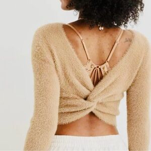 Aerie Fluffy-4-Ever Reversible Twist Sweater